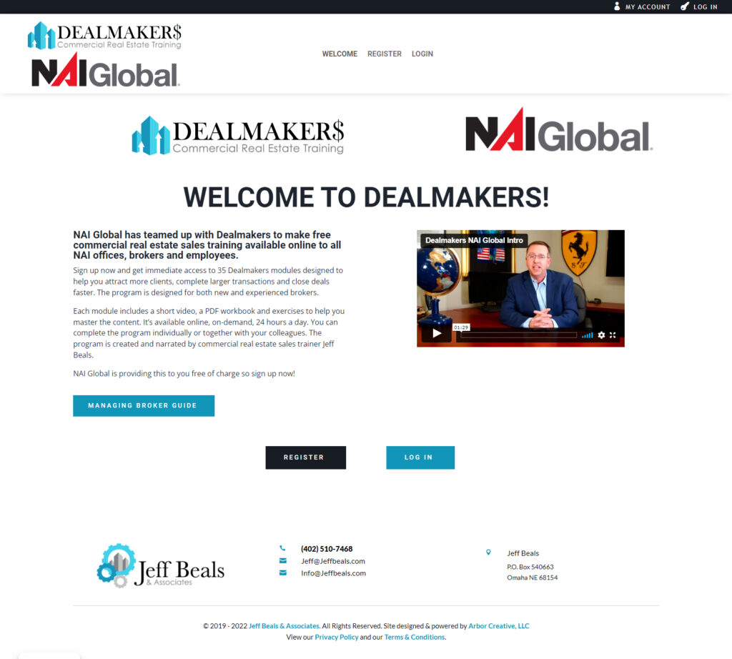 Dealmakers$ Commercial Real Estate Training Program